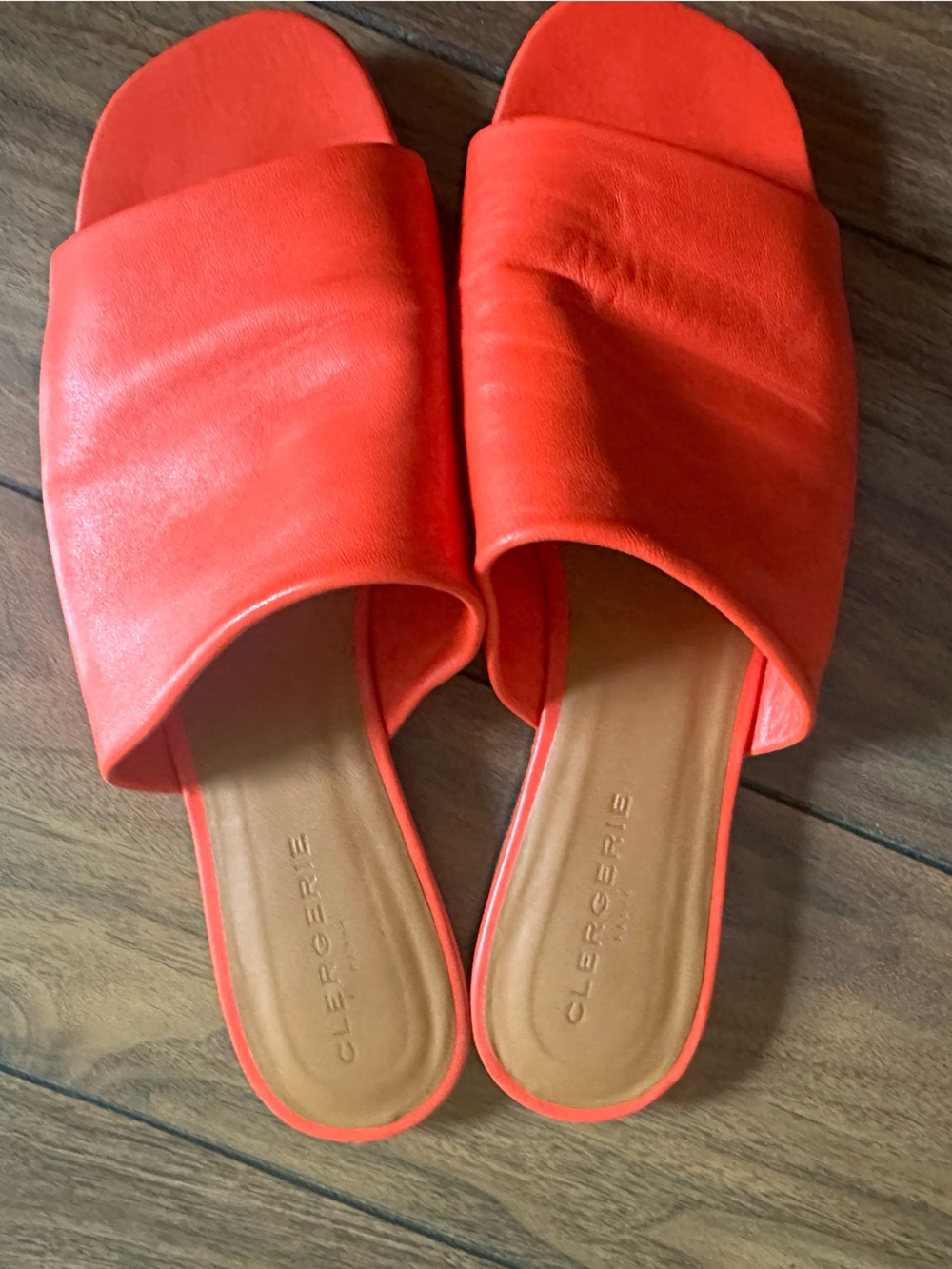 Robert Clergerie Red Slides